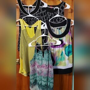 Nice Bundle Of Sleeveless Blouses, Size:Small